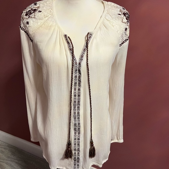 SALE Silver Jeans boho top - Picture 2 of 7